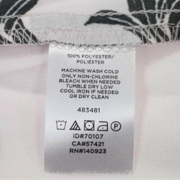 Loft Plus Pink Floral Print Long Sleeve Semi Sheer Blouse Womens Size 22 - Picture 13 of 16